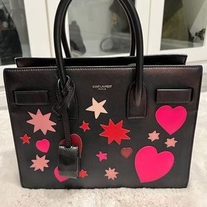 Saint Laurent Authentic Small Sac de Jour Black Valetine’s Day Limited Edition